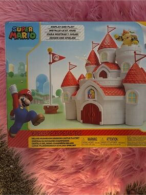 Super Mario Mushroom Kingdom Castle Playset Bowser NIB